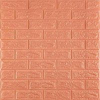 3D панель самоклеюча 700x700x7мм цегла Пудра SW-00001800