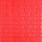 3D панель самоклеюча 700х770х7мм цегла Червона (008-7) SW-00000054