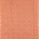 3D панель самоклеюча 700x700x7мм цегла Пудра SW-00001800