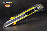 Ніж будівельний 9 мм TAJIMA (Японія) LC360B автоматичний фіксатор GRI 360, фото 2