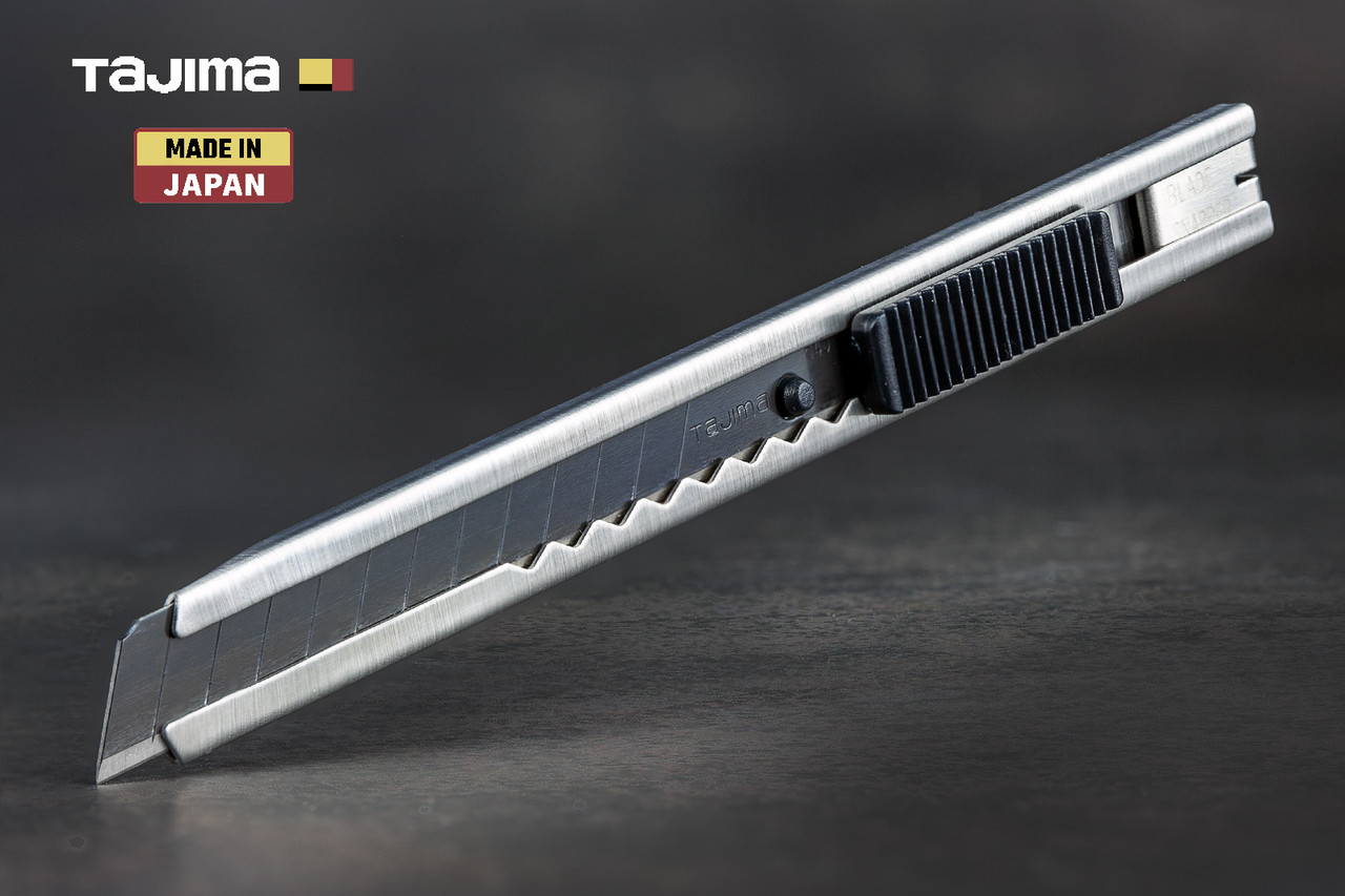 Ніж будівельний 9 мм TAJIMA (Японія) LC301B автоматичний фіксатор, фото 1