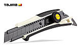 Ніж канцелярський 18 мм TAJIMA DORAFIN (Японія) DFC-L561W гвинтовий фіксатор, фото 4