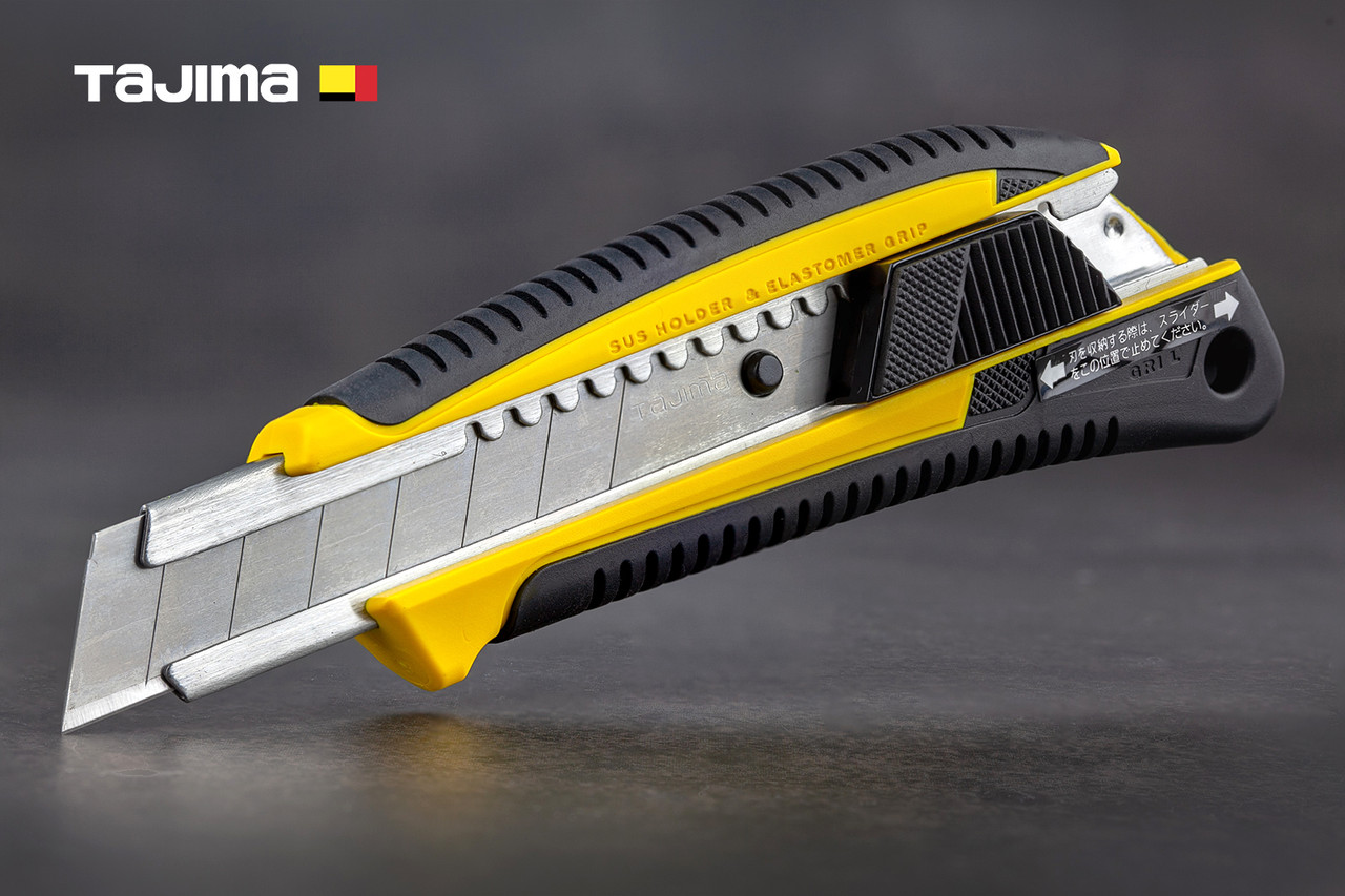 Ніж будівельний 18 мм TAJIMA (Японія) LC560B автоматичний фіксатор, фото 1