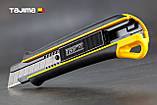Ніж будівельний 22 мм TAJIMA (Японія) 680J посилений автоматичний фіксатор, фото 2