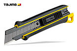 Ніж будівельний 22 мм TAJIMA (Японія) 680J посилений автоматичний фіксатор, фото 4
