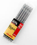 Біта хрестова PH2 + PH3 х 65 мм TAJIMA двостороння магнітна, фото 7