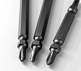 Біта хрестова РН 2×65 мм TAJIMA Wpro двостороння магнітна, фото 4