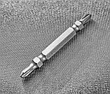 Біта хрестова РН 2×65 мм TAJIMA Wpro двостороння магнітна, фото 6