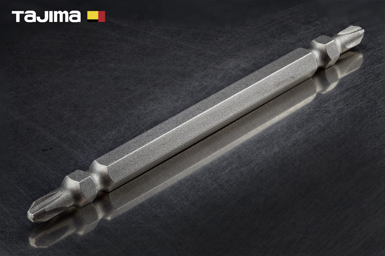 Біта хрестова РН2 х 100мм Tajima Wpro двостороння магнітна, фото 1