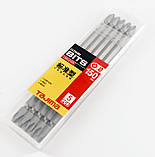 Біта хрестова PH2 х 65 мм TAJIMA двостороння магнітна, фото 7