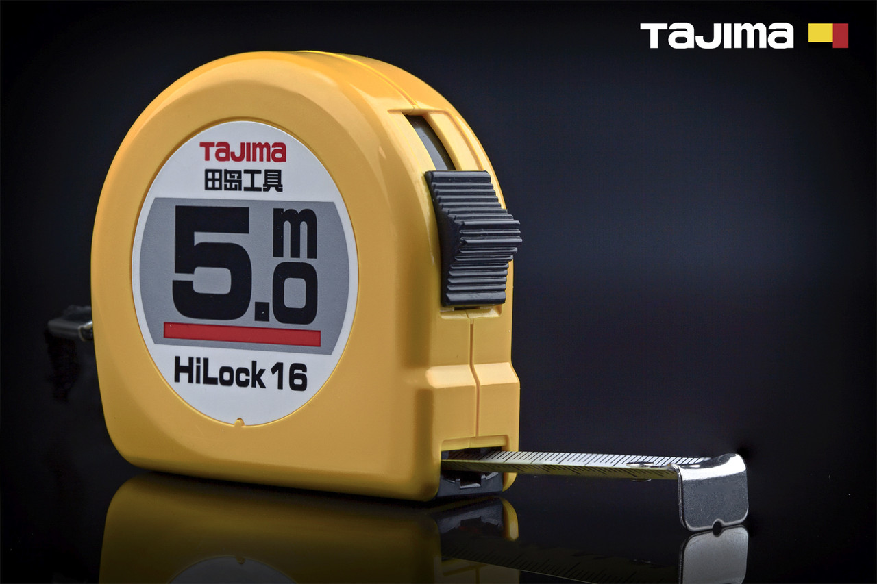 Рулетка будівельна 5м х 16мм TAJIMA (Японія) HI LOCK L16-50, фото 1
