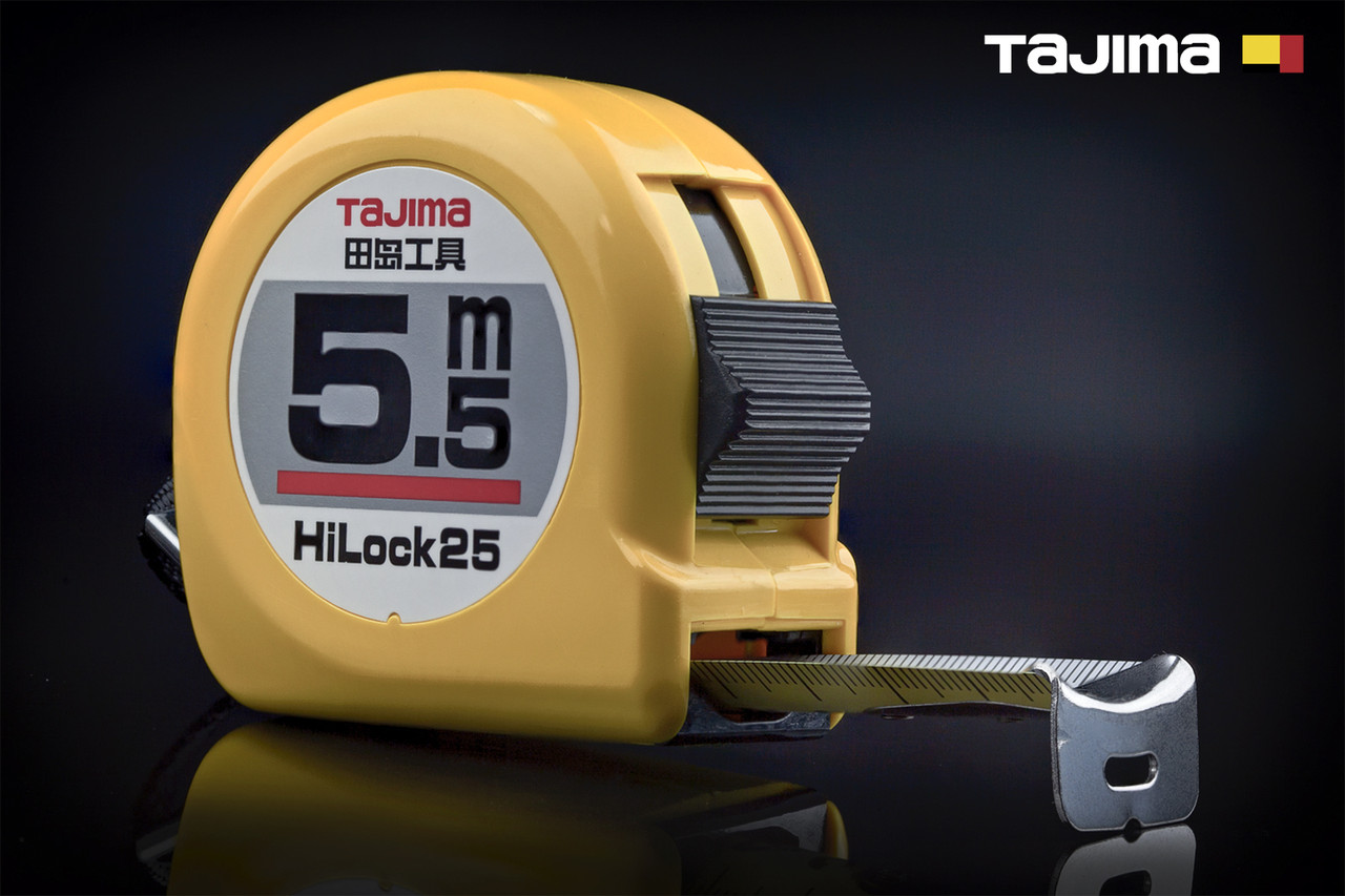 Рулетка будівельна 5,5м х 25мм TAJIMA (Японія) HI LOCK L25-55, фото 1