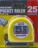 Рулетка будівельна 5,5м х 25мм TAJIMA (Японія) HI LOCK L25-55, фото 10