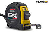 Рулетка будівельна 5м х 19мм TAJIMA (Японія) G LOCK GL19-50 ударостійка, фото 3