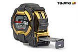 Рулетка будівельна 5,5м х 25мм TAJIMA G3 LOCK ударостійка, фото 3