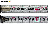 Рулетка будівельна 5,5м х 25мм TAJIMA G3 LOCK ударостійка, фото 7