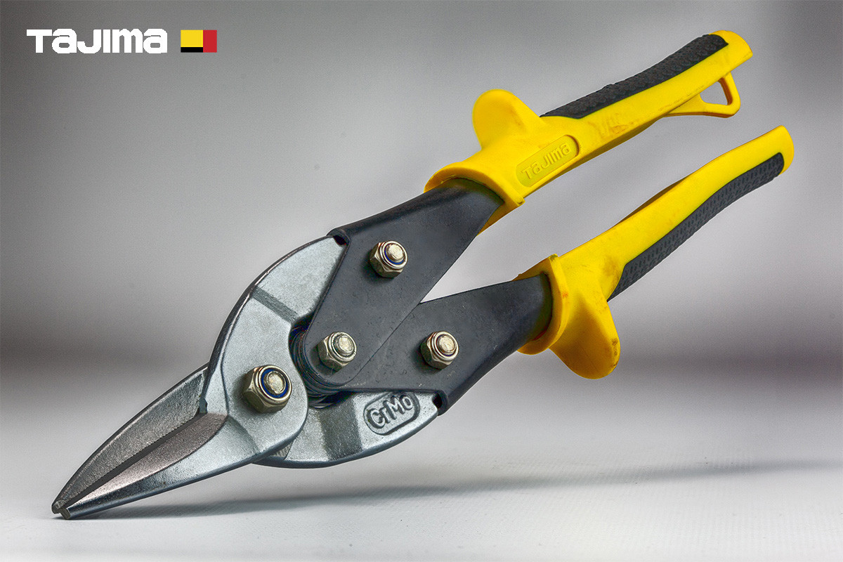Ножиці по металу 250 мм TAJIMA (Японія) прямі, фото 1