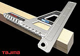 Кутник столярний 252 х 200 мм TAJIMA (Японія) MOBILE MRG-M90M метричний, фото 9