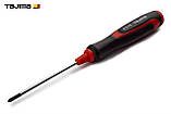 Викрутка хрестова PH0 х 179 мм TAJIMA (Японія) Phillips магнітна, фото 4