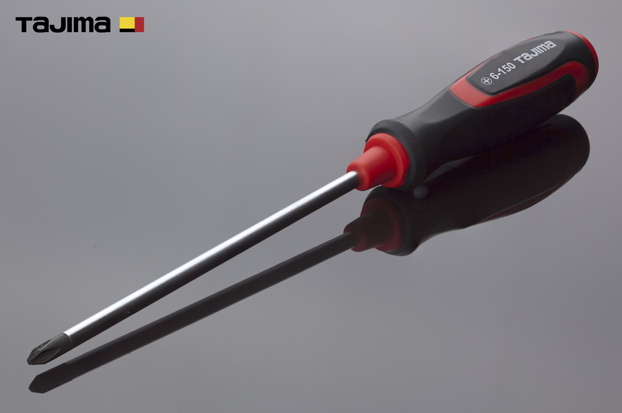 Викрутка хрестова PH2 х 279 мм TAJIMA (Японія) Phillips магнітна, фото 1