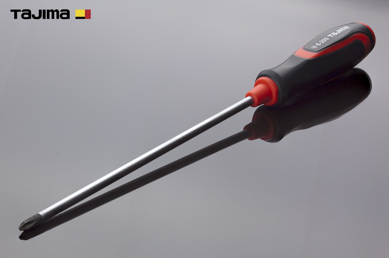 Викрутка хрестова PH2 х 329 мм TAJIMA (Японія) Phillips магнітна, фото 1