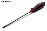 Викрутка хрестова PH2 х 329 мм TAJIMA (Японія) Phillips магнітна, фото 2
