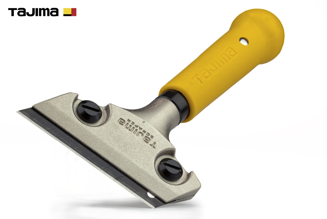 Шпатель шкребок професійний 200мм TAJIMA (Японія) SCR-L200 ударний + 3 леза, фото 1