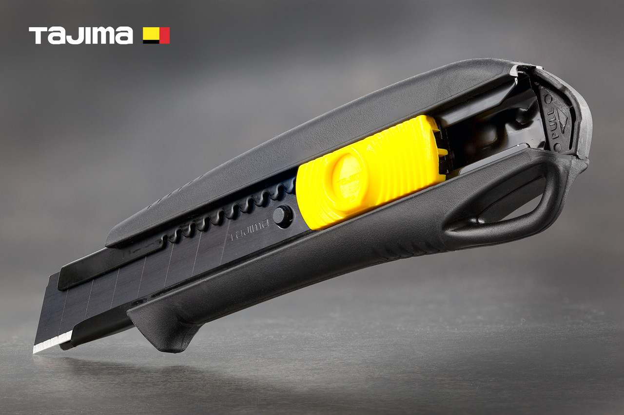 Ніж канцелярський 18 мм TAJIMA (Японія) DC-L560BBL автоматичний фіксатор, фото 1