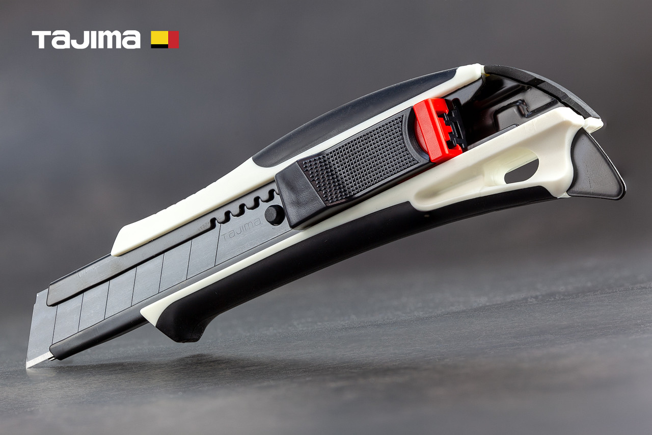 Ніж канцелярський 18 мм ТAJIMA DORAFIN (Японія) DFC-L579SW безпечний автоматичний фіксатор, фото 1
