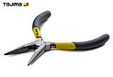 Плоскогубці (длинногубці) 125 мм TAJIMA (Японія) з ріжучим лезом, фото 5