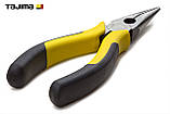 Плоскогубці (длинногубці) 160 мм TAJIMA (Японія) з ріжучим лезом, фото 5