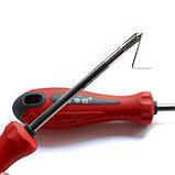 Викрутка хрестова PH1 х 100 мм TAJIMA (Япониія) EL магнітна, фото 8