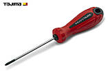 Викрутка хрестова PH0 х 158 мм TAJIMA (Японія) EL магнітна, фото 6
