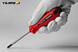 Викрутка хрестова PH1 х 75 мм TAJIMA (Японія) EL магнітна, фото 3