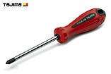 Викрутка хрестова PH2 х 100 мм TAJIMA (Японія) EL магнітна, фото 5