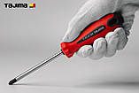 Викрутка хрестова PH2 х 100 мм TAJIMA (Японія) EL магнітна, фото 8