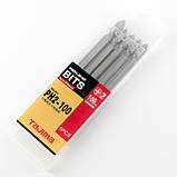 Біта хрестова PH2 х 100 мм TAJIMA двостороння магнітна, фото 7