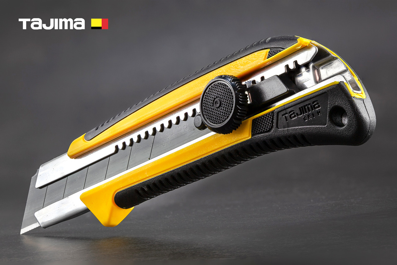 Ніж канцелярський 25 мм TAJIMA (Японія) LC661B гвинтовий фіксатор, фото 1