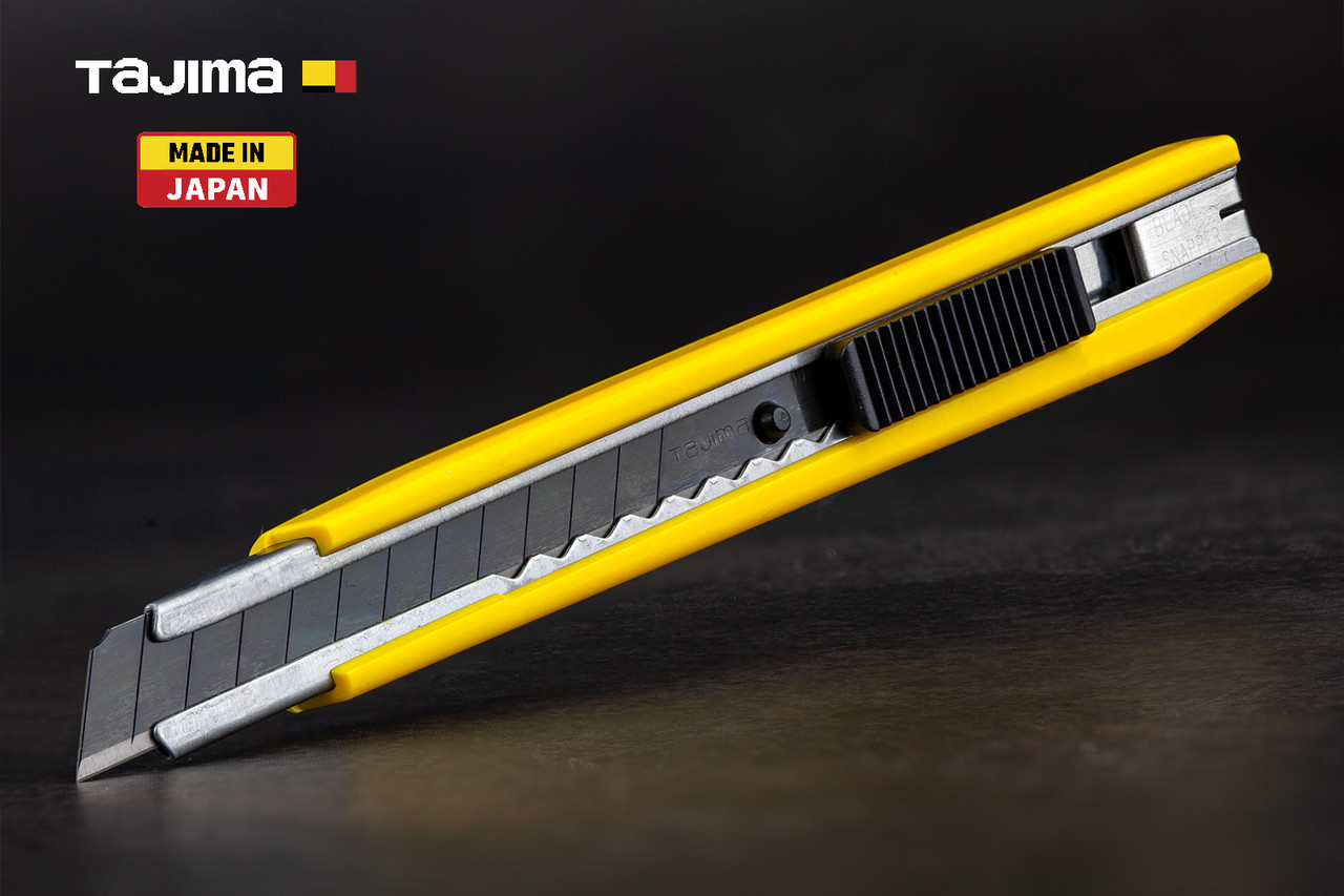 Ніж канцелярський 9 мм TAJIMA (Японія) LC303B автоматичний фіксатор, фото 1