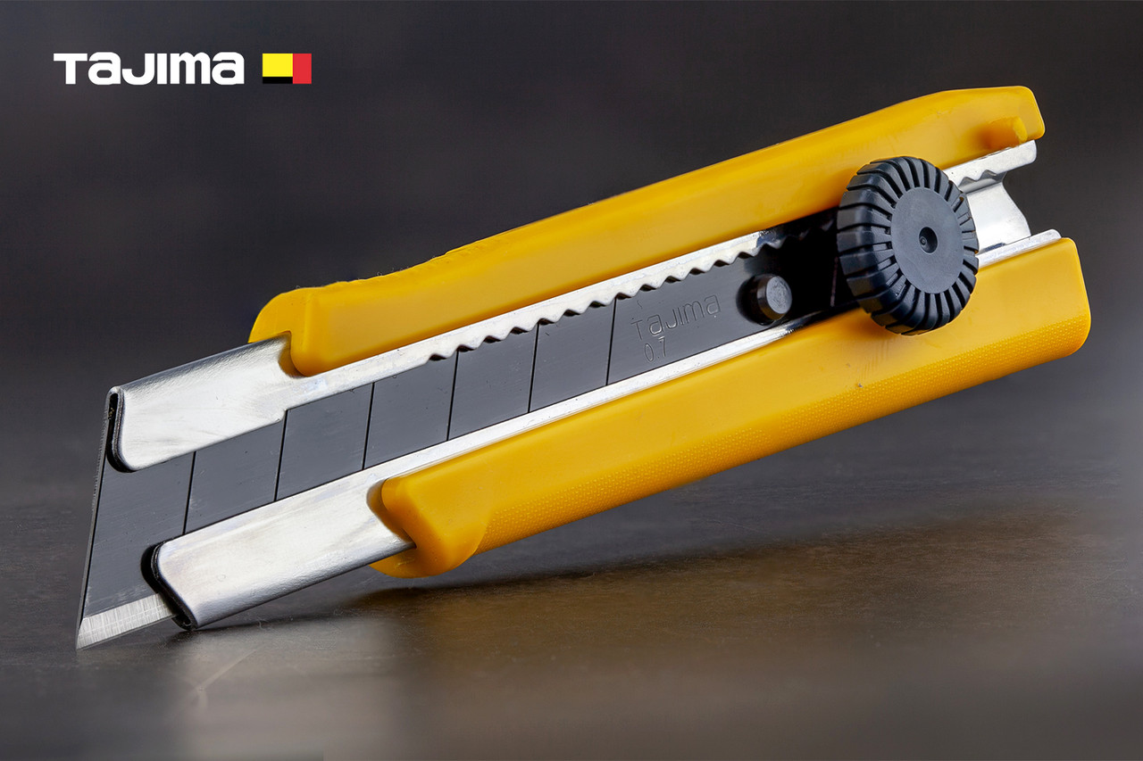 Ніж будівельний 25 мм TAJIMA (Японія) LC650B гвинтовий фіксатор, фото 1