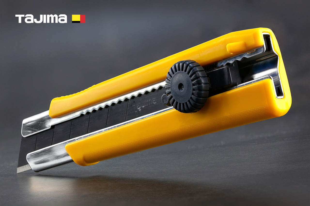 Ніж канцелярський 25 мм TAJIMA (Японія) LC650B гвинтовий фіксатор, фото 1