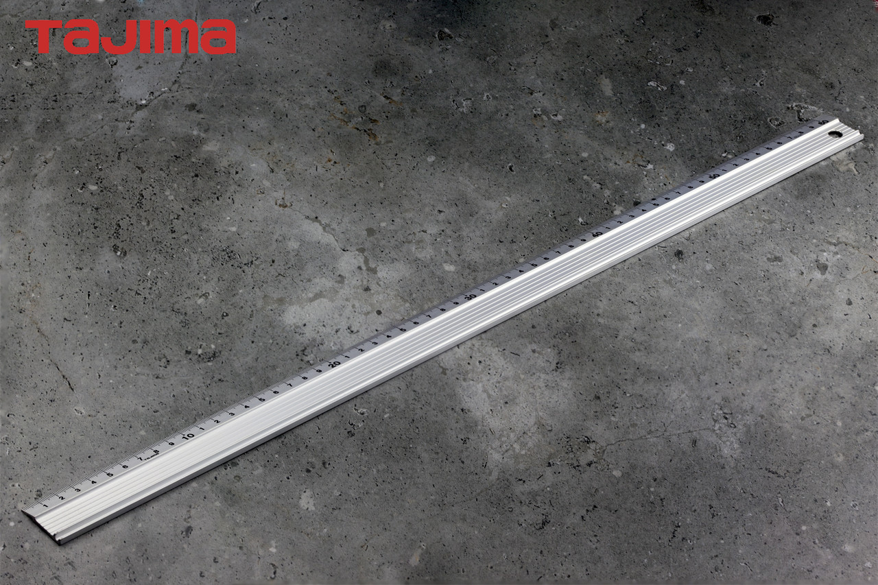 Лінійка алюмінієва 1000 мм TAJIMA (Японія) CTG-SD анти ковзна з бортиком, фото 1