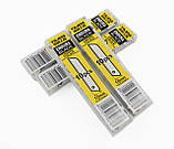 Леза для ножа 18 мм безсегментні TAJIMA (Японія) LB50PN ультра гострі 10 шт, фото 6