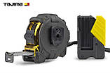 Рулетка будівельна 5,5м х 25мм TAJIMA G3 LOCK ударостійка з тримачем на ремінь, фото 6