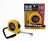 Рулетка будівельна 3,5м х 16мм TAJIMA (Японія) GOATU HI LOCK посилена стрічка, фото 9