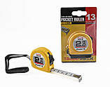 Рулетка будівельна 2м х 13мм TAJIMA (Японія) HI LOCK L13-20, фото 8