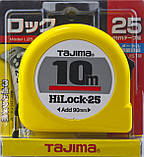 Рулетка будівельна 10м х 25мм TAJIMA (Японія) HI LOCK L25-100, фото 10