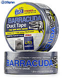 Армована стрічка (скотч) 48мм х 50м Blue Dolphin BARRACUDA сірий, фото 8