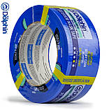 Малярна стрічка ПВХ (скотч) 48мм х 25м Blue Dolphin TARP&STUCCO синя (30днів), фото 6