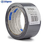 Армована стрічка (скотч) 48мм х 25м Blue Dolphin MULTI PURPOSE FM-150 сірий, фото 9